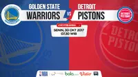 Saksikan Live Streaming Warriors Vs Pistons di Bola.com