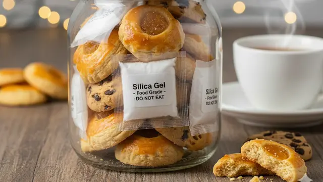 Silica Gel Food Grade pada Kue Kering