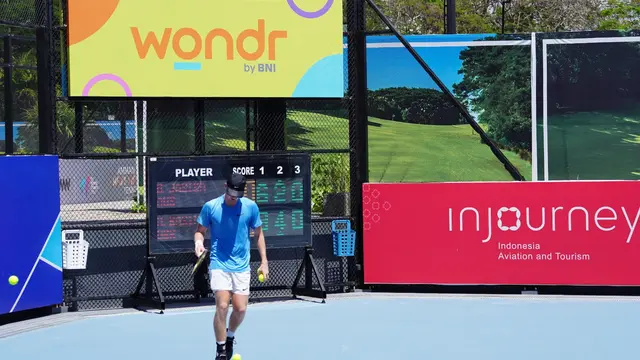 InJourney bersama ITDC turut menyukseskan gelaran turnamen tenis dunia, Amman Mineral Men’s World Tennis Championship 2024 di Nusa Dua Tennis Court, Bali. (Dok InJourney)