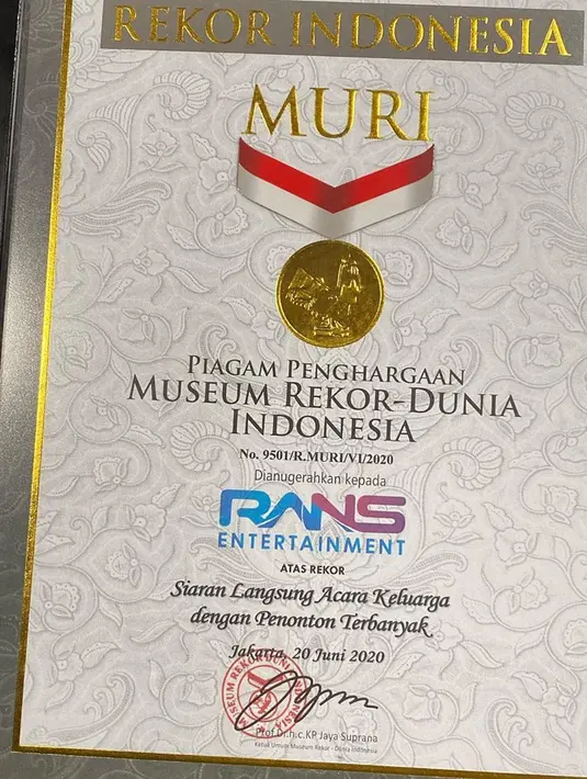 Raffi Ahmad (Instagram/raffinagita1717)