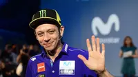 Valentino Rossi memperbaiki hasil yang diraihnya di tes MotoGP (PIERRE-PHILIPPE MARCOU / AFP)