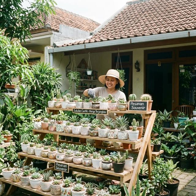 6. Bisnis Tanaman Hias dan Bibit Sayuran