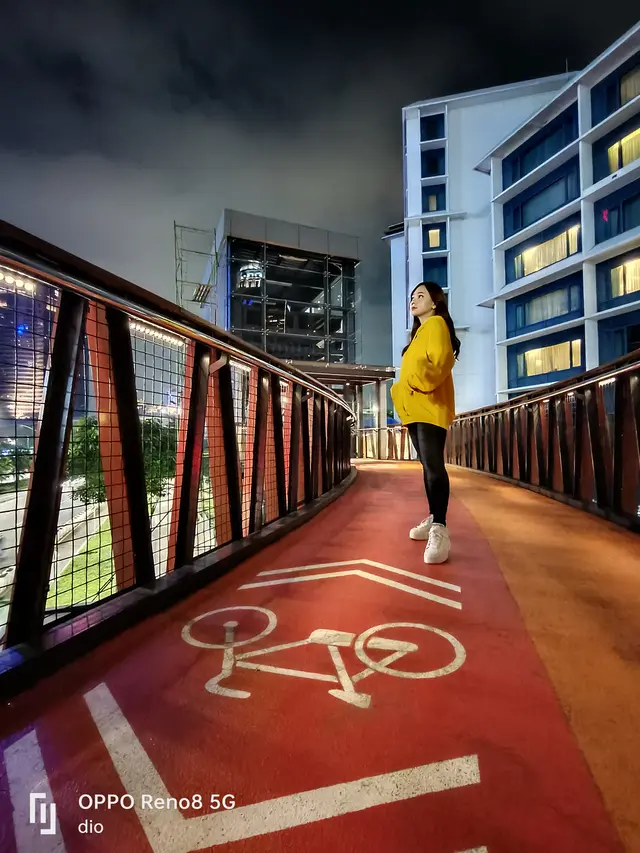 Hasil foto Night Mode dengan Oppo Reno8 5G (Liputan6.com/Giovani Dio Prasasti)