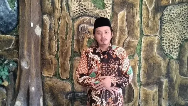 Dewan Pengurus Ponpes Al Hasani, Gus Fachrudin Achmad Nawawi menolak people power. (Foto: Liputan6.com/Istimewa/Muhamad Ridlo)
