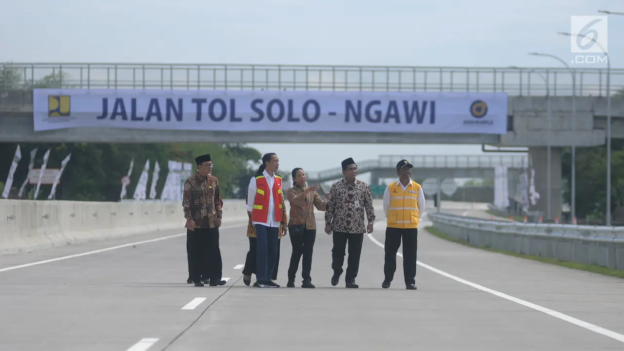 Jokowi Resmikan Tol Sragen-Ngawi