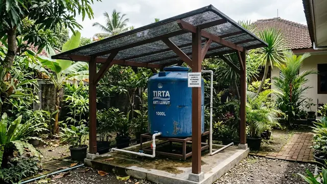 7 Cara Mencegah Pertumbuhan Lumut pada Toren