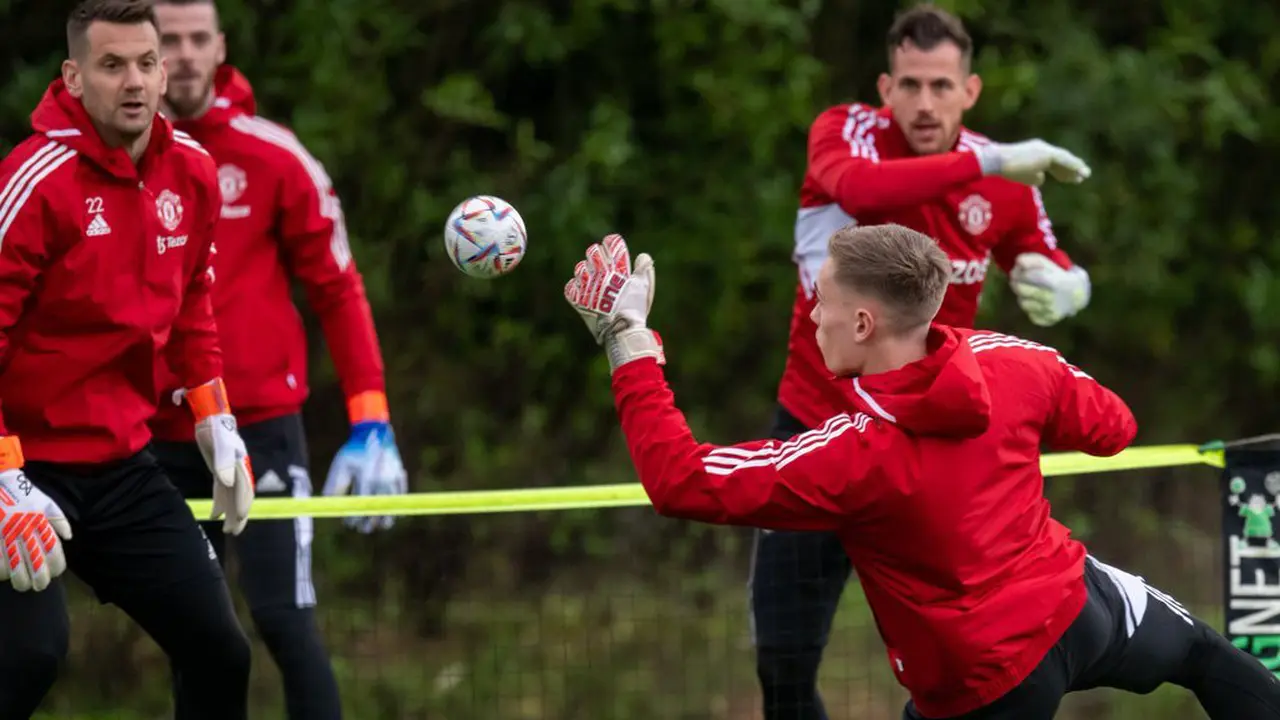 Foto: Kekompakan David De Gea Bareng 3 Kiper MU saat Latihan di Spanyol
