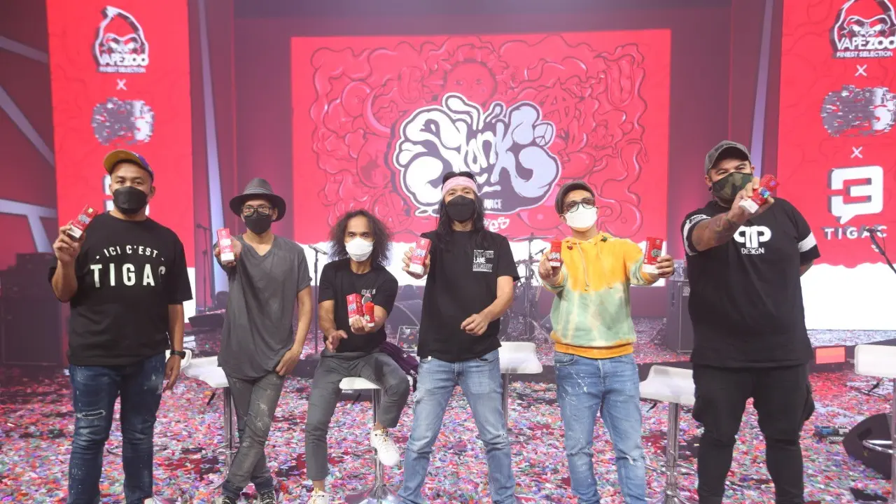 Slank saat peluncuran Vape Poppies Lane Memory