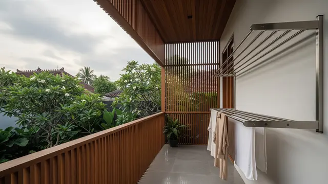 Ide Tempat Jemur Cepat Kering Meski Minim Sinar Matahari/Foto: AI Generated