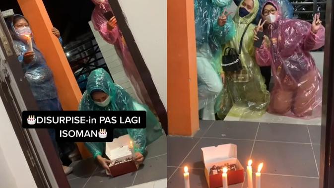Bikin Haru, Wanita Ini Diberi Kejutan Ulang Tahun Saat Isoman oleh Sahabatnya - Vimarsana News