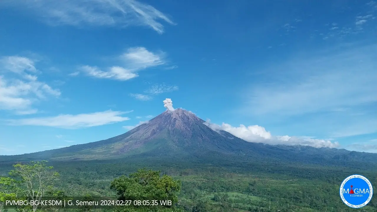 Gunung Semeru Erupsi