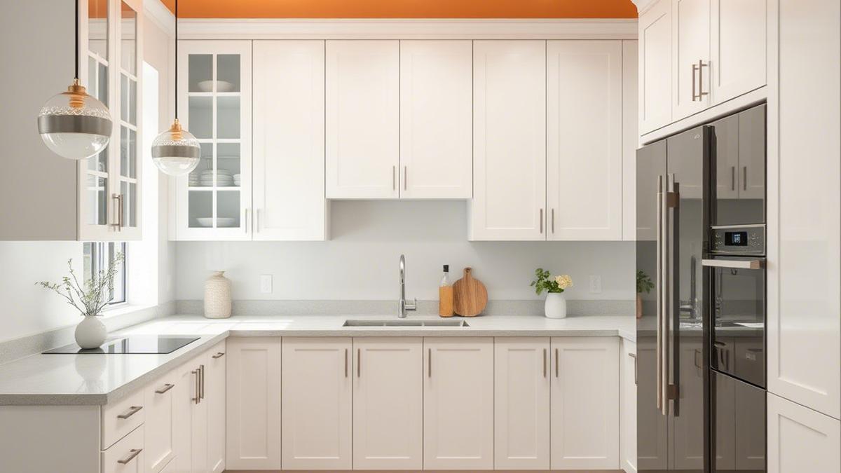 6 Inspirasi Dapur Warna Orange dalam Berbagai Desain, Cerah dan Berkarakter