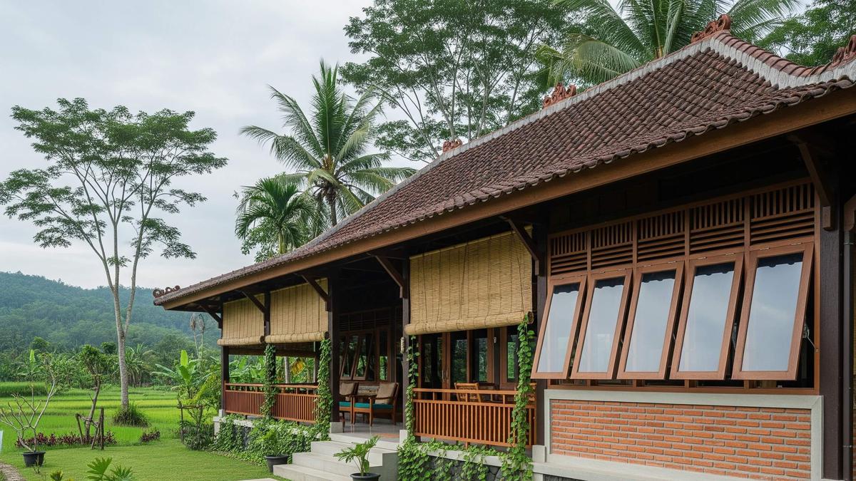 12 Inspirasi Rumah Adem dan Aman untuk Lansia di Pedesaan, Nyaman &amp; Sejuk
