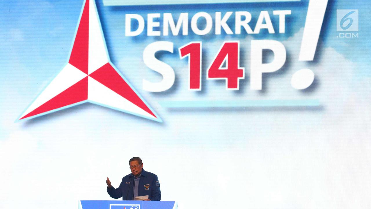 Presiden Jokowi Hadiri Rapimnas Partai Demokrat 2018