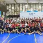 Regional Selection Camp Jr NBA berlangsung di Cilandak Sports Center, Minggu (22/7/2018). (Liputan6.com/Thomas)