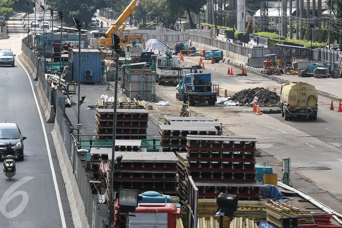 20160705-Pengerjaan Proyek MRT Berhenti Sementara Sepanjang Libur Lebaran-Jakarta