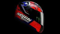 Helm replika Casey Stoner dari Nolan. (Deride)