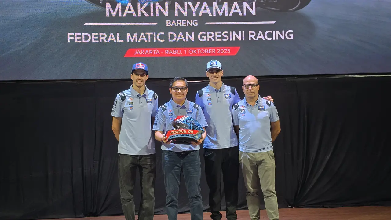 Alex Marquez dan Fermin Aldeguer Sapa Penggemar di Jakarta Jelang MotoGP Indonesia 2025