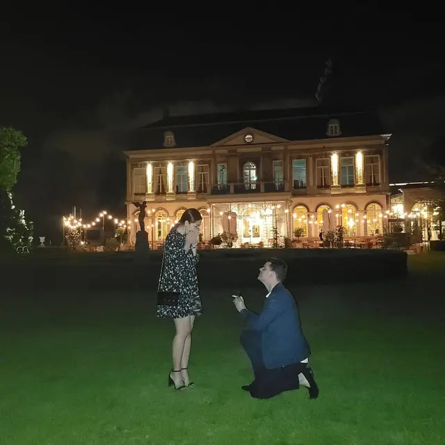 6 Momen Gracia Indri Dilamar Kekasih Bule di Belanda, Romantis Banget