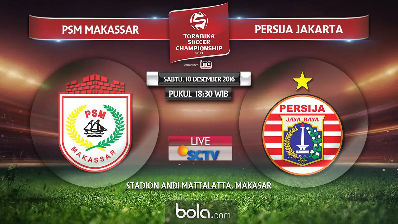 PSM Makassar Vs Persija Jakarta (Bola.com/Adreanus Titus) 