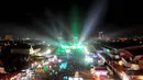 DWP 2014 membuat JIEXPO Kemayoran seakan menjelma menjadi kota yang tidak pernah tidur pada Sabtu (13/12) dini hari. (Liputan6.com/Faisal R Syam) 