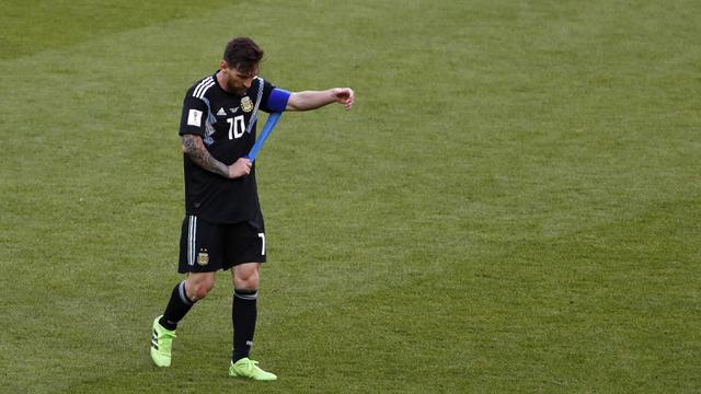 FOTO: Beragam Ekspresi Lionel Messi Ketika Argentina Gagal Menang