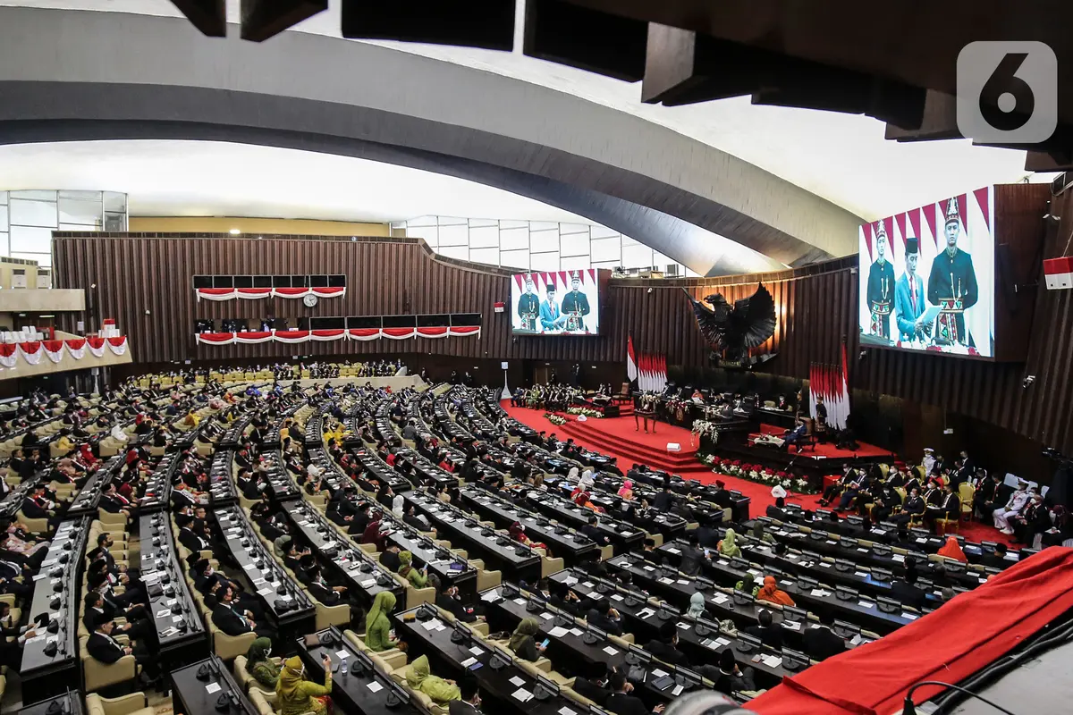 Suasana Pembukaan Masa Persidangan DPR 2022-2023