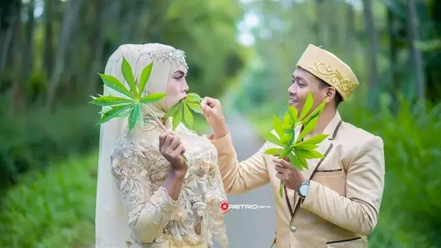 6 Potret Prewedding Kocak, Sampai Lakukan Aksi Akrobat