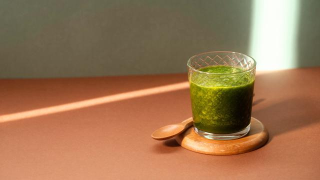 Ilustrasi minuman matcha