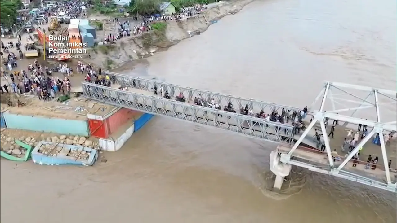 Pembangunan Jembatan Mulai Diselesaikan