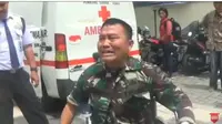 Kapten Inf Leo Sianturi merasa tidak mendapat pelayanan yang baik di RS TNI Pematangsiantar, Sumatera Utara. (Istimewa)