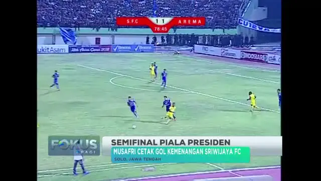 Program Fokus Pagi Indosiar mengupas tentang Piala Presiden 2015 pada hari Senin 12 Oktober 2015.