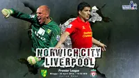 Prediksi Norwich City vs Liverpool (Liputan6.com/Sangaji)