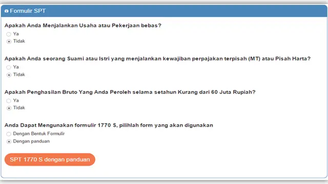 Simulasi e-Filing 1770S