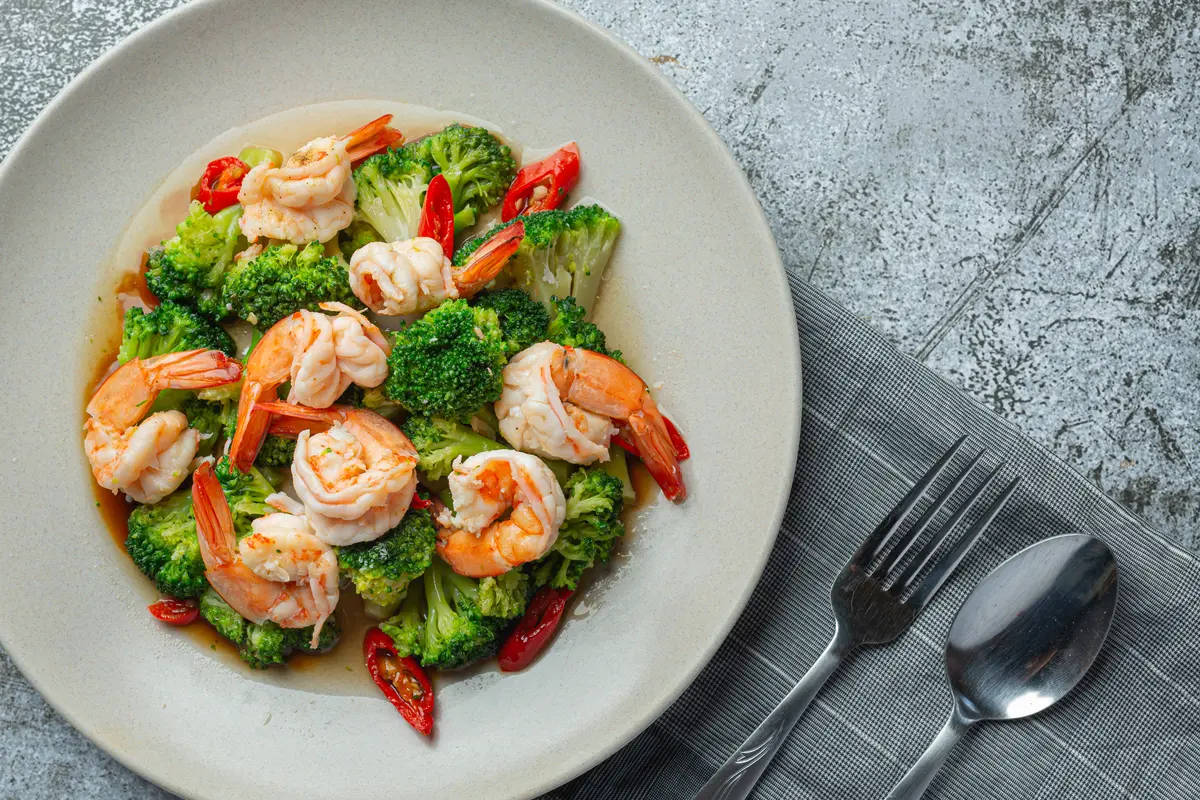 brokoli udang