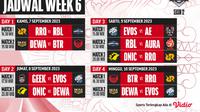 Jadwal Live Streaming MPL Indonesia Season 12 Week 6 di Vidio. (Sumber: dok. vidio.com)