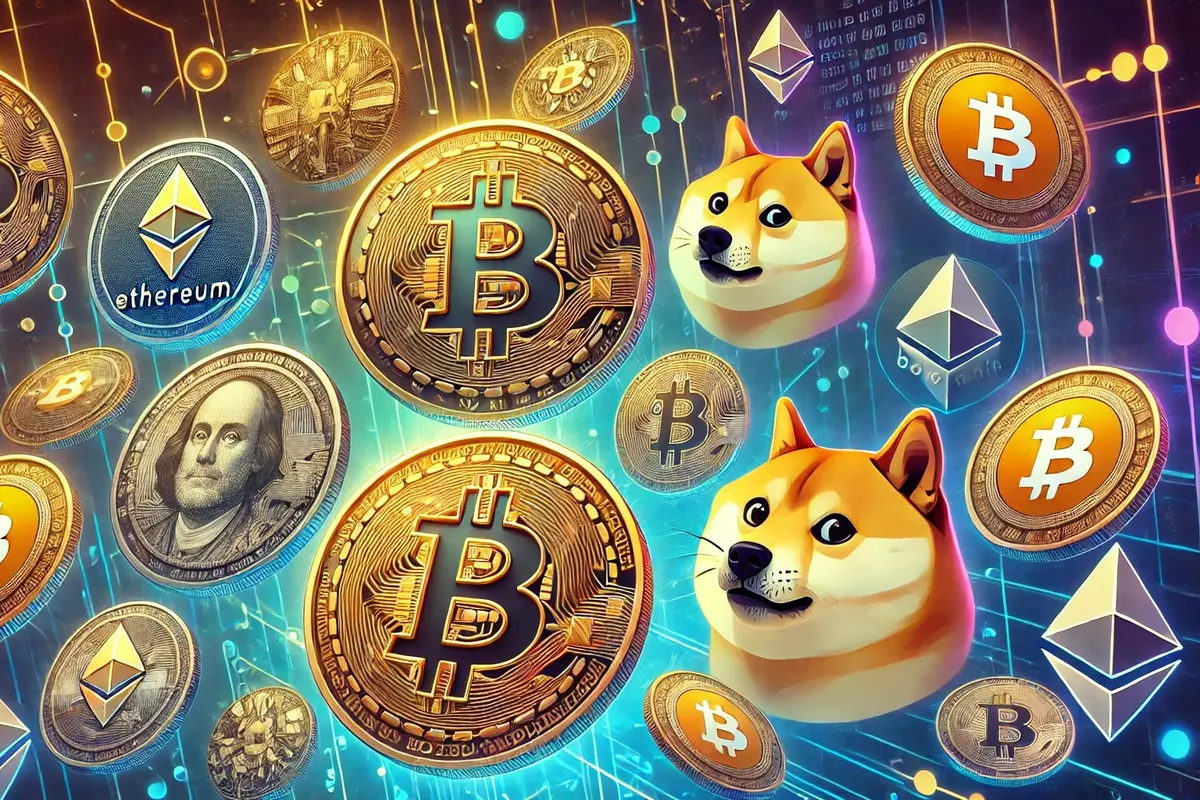 Ilustrasi kripto. (Foto by AI)