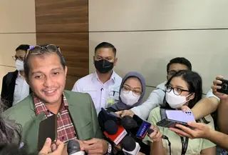 Wakil Menteri Hukum dan Hak Asasi Manusia (Wamenkumham) Edward Omar Sharif Hiariej. (Liputan6.com/Delvira Hutabarat)