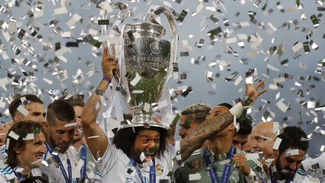 FOTO: Pesta Real Madrid Merayakan Gelar Liga Champions ke-13