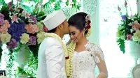 Akad nikah Sonya Fatmala dan Hengky Kurniawan, foto: Panji Diksana/Liputan6.com