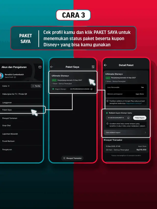 Cara Langganan Disney+ di Aplikasi Vidio