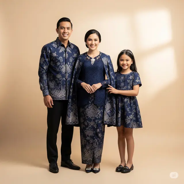 7 Model Baju Batik Pesta Keluarga yang Elegan dan Serasi untuk Berbagai Acara