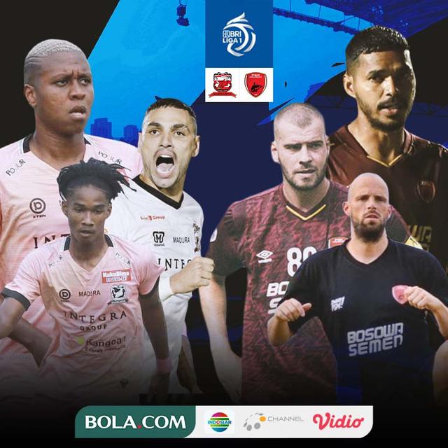 BRI Liga 1 - Duel Antarlini - Madura United Vs PSM Makassar
