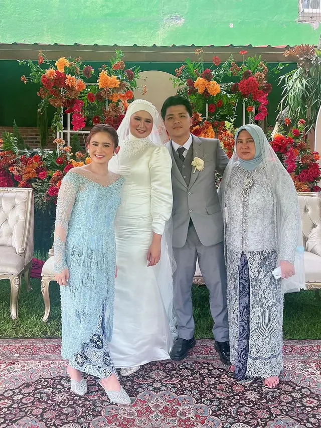 6 Potret Tissa Biani di Pernikahan Sang Kakak, Dihadiri Dul Jaelani dan El Rumi