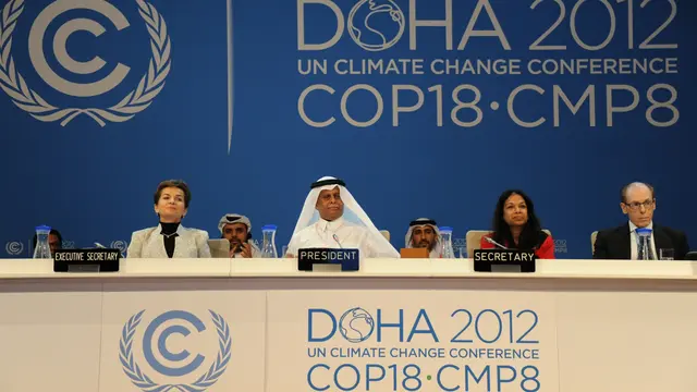 COP ke-18 yang berlangsung pada tahun 2012 di Doha, Qatar.