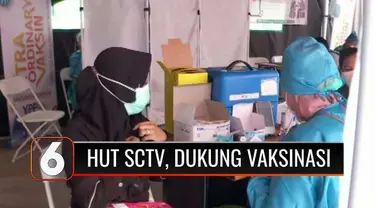 Dalam rangka HUT Ke-31 SCTV, YPP berkolaborasi dengan Puskesmas Kramat Jati menggelar Xtra Ordinary Vaksin. Ratusan orang telah divaksin menggunakan vaksin Moderna yang telah disediakan oleh pihak puskesmas.