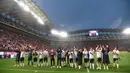 Vissel sejauh ini mencatat 21 gol dan jadi tim tersubur di Liga Jepang, sekaligus jadi tim dengan kebobolan tersedikit dengan baru kebobolan enam gol saja. (Dok J League)