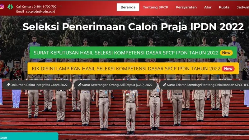 Pengumuman hasil Seleksi Kompetensi Dasar Institut Pemerintahan Dalam Negeri atau SKD IPDN 2022 sudah keluar pada Rabu 22 Juni 2022.