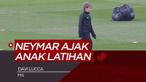 Berita Video Usai Pulih, Neymar Ajak Anak Latihan Bersama PSG