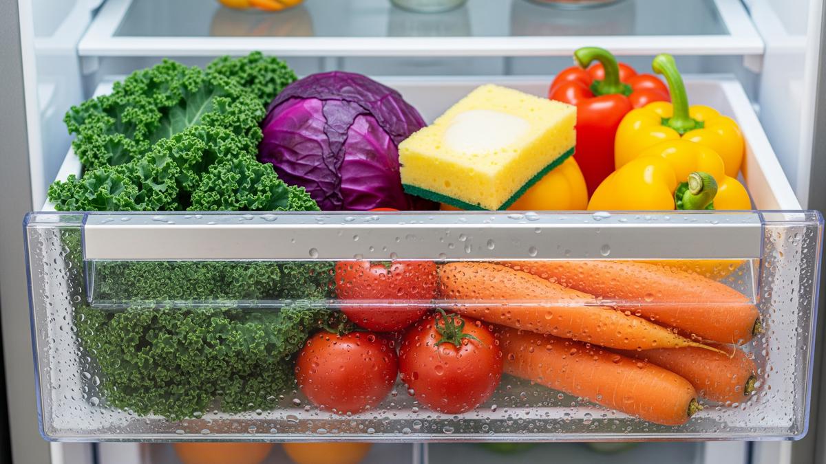 Cuma Pakai Spons Dapur, Ini Trik Bikin Sayur di Kulkas Lebih Tahan Lama